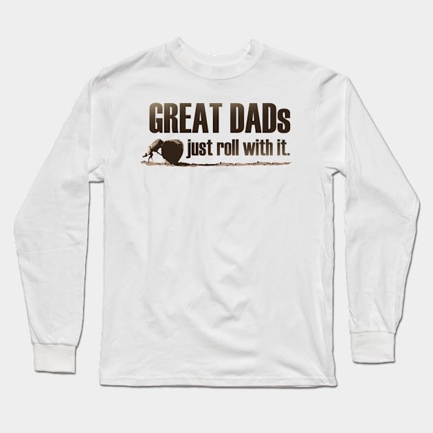 Happy Fathers Day Long Sleeve T-Shirt by HammerPen